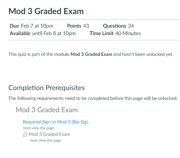 module 3 graded exam